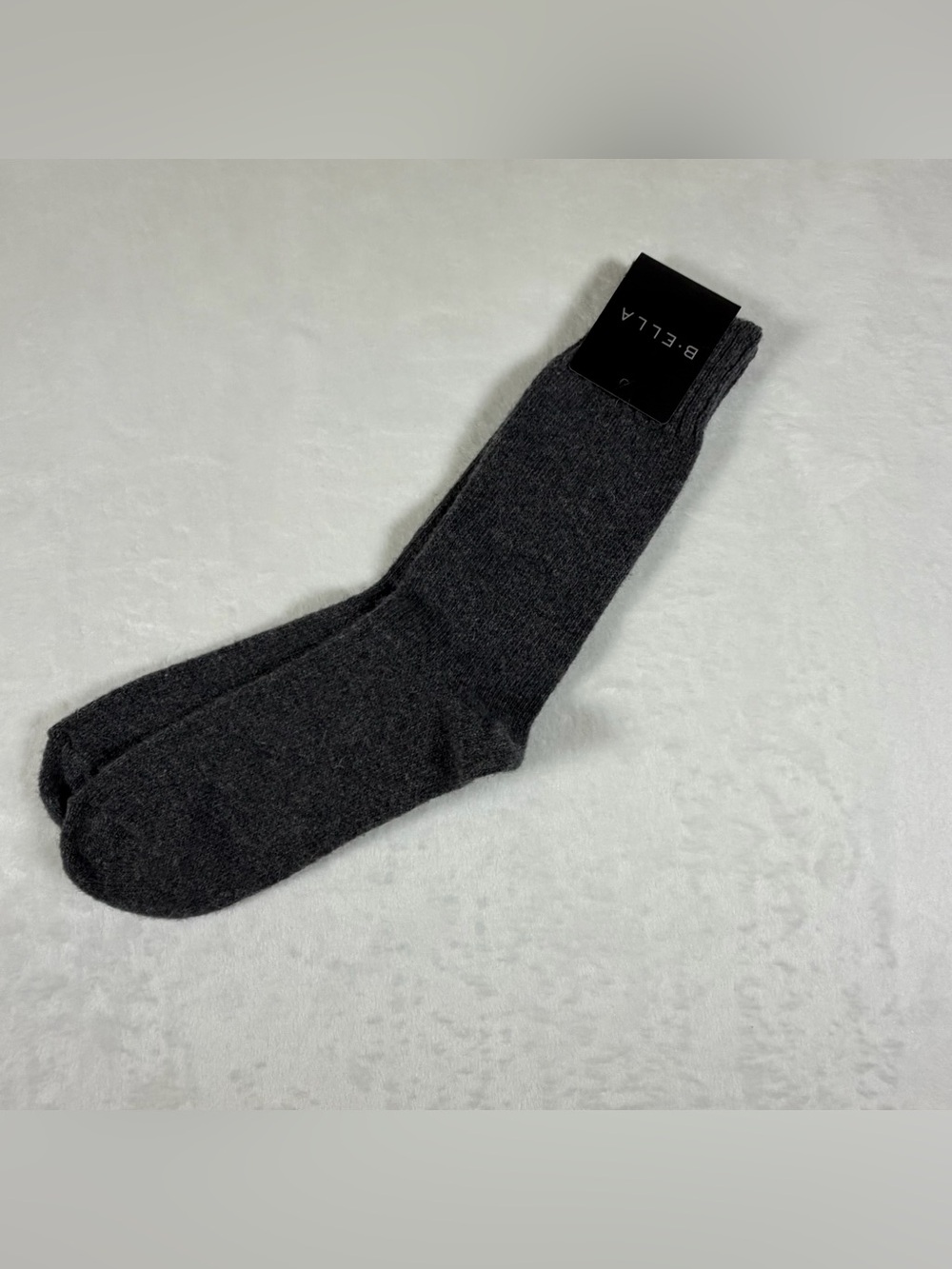 Bella Charcoal Women's Crew Socks